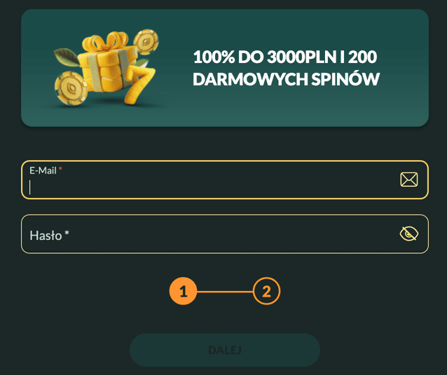Registration at Lemon casino